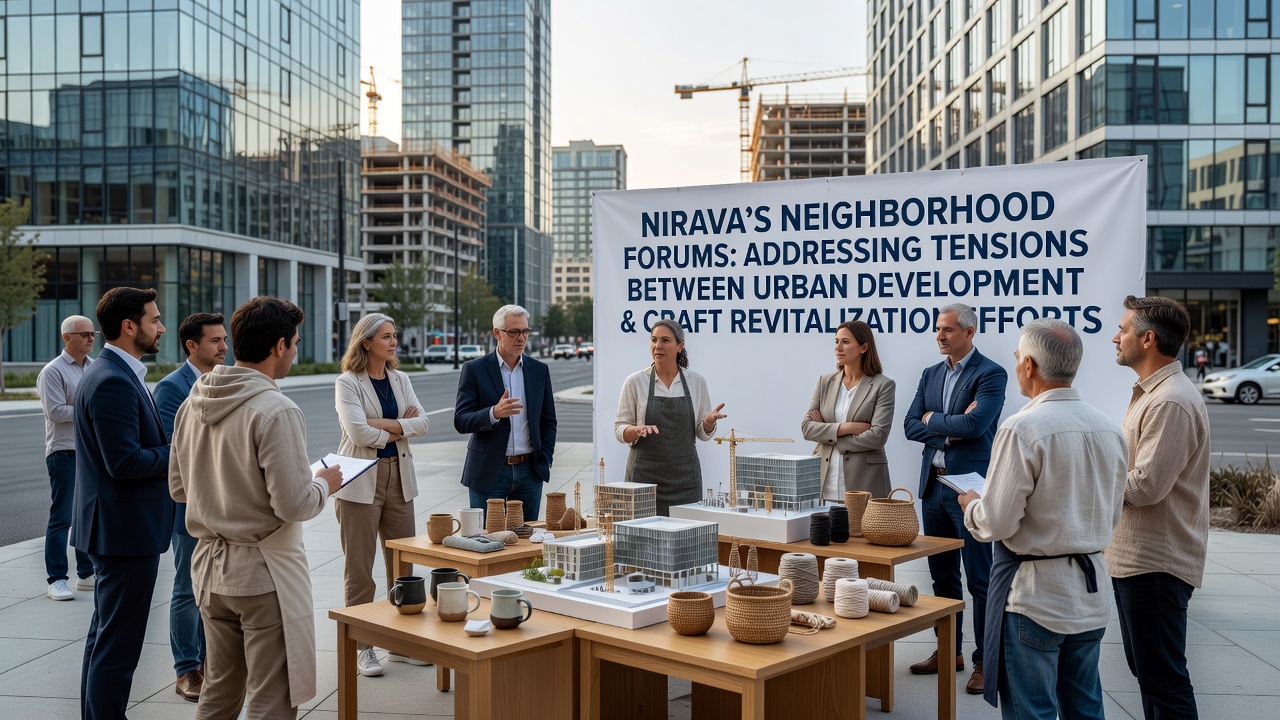 Nirava's Neighborhood Forums Address Tensions Between Urban Development and Craft Revitalization Efforts